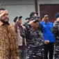 Wali Kota Padang, Fadly Amran, menghadiri pelepasan KRI Teluk Kendari-518 di Dermaga IV Pelabuhan Teluk Bayur, Minggu (16/8/2026). (Foto: Pemko Padang)