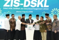 Peluncuran bersama Satu Data ZIS-DSKL, Kamis (6/8/2026). (Foto: Isykariman Ismail/Kemenag)