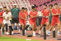 Pemain Timnas Indonesia menjalani sesi latihan menjelang laga melawan Vietnam pada Grup A ASEAN Hyundai Cup 2026 di Stadion Pakansari, Bogor. (Foto: aseanutdfc.com)