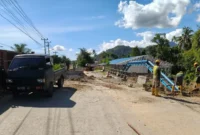 Pemko Padang memulai pembangunan Jembatan Kampung Tanjung di Kecamatan Kuranji. (Foto: Pemko Padang)