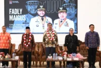 Wakil Wali Kota Padang Maigus Nasir menerima kunjungan Wakil Bupati Nias Arota Lase bersama rombongan di Rumah Dinas Wakil Wali Kota Padang, Minggu (9/8/2026). (Foto: Pemko Padang)
