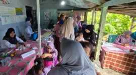 Penanganan stunting di Puskesmas Anak Air. (Foto: Pemko Padang)