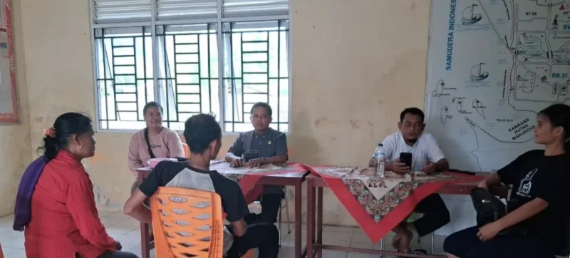 Pendataan Perlinsos di Kecamatan Bungus Teluk Kabung. (Foto: Pemkab Padang)