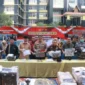 Kapolda Sumbar Irjen Pol. Djati Wiyoto Abadhy bersama Gubernur Mahyeldi, Forkopimda dan unsur terkait lainnya dalam konferensi pers pemusnahan barang bukti narkoba di halaman Mapolda Sumbar, Selasa (18/8/2026). (Foto: Polda Sumbar)