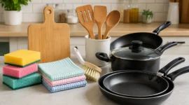 Ilustrasi peralatan dapur. (Foto: AI Generated)