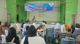 Anggota DPRD Provinsi Sumbar, Ali Muda, SH, saat menyosialisasikan Perda Sumbar Nomor 8 Tahun 2021 tentang Pemberdayaan Masyarakat dan Pemerintahan Nagari. (Foto: Ist)