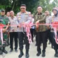 Kapolda Sumbar Irjen Pol. Djati Wiyoto Abadhy meresmikan Jembatan Merah Putih Presisi di Korong Parak Pisang, Nagari Sungai Buluh, Kecamatan Batang Anai, Kabupaten Padang Pariaman, Kamis (13/8/2026). (Foto: Polda Sumbar)