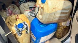 Polres Limapuluh Kota mengamankan 620 liter Bio Solar dari sebuah mobil Xpander pada Selasa (11/8/2026). (Foto: Polda Sumbar)