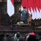 Presiden Prabowo dalam pidato pada Sidang Tahunan MPR RI serta Sidang Bersama DPR RI dan DPD RI. Agenda berlangsung di Gedung Nusantara MPR/DPR/DPD RI, Jakarta, Jumat (14/8/2026). (Foto: BPMI Setpres)