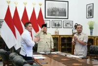 Presiden Prabowo Subianto meresmikan 3.395 jembatan TNI-Polri serta 3.000 sumber air bersih TNI AD secara hybrid dari Istana Merdeka, Kamis (13/8/2026). (Foto: BPMI Setpres)