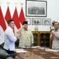 Presiden Prabowo Subianto meresmikan 3.395 jembatan TNI-Polri serta 3.000 sumber air bersih TNI AD secara hybrid dari Istana Merdeka, Kamis (13/8/2026). (Foto: BPMI Setpres)