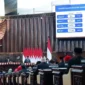 Presiden Prabowo saat menyampaikan Keterangan Pemerintah atas RUU tentang APBN 2027 beserta Nota Keuangan dan dokumen pendukungnya dalam Rapat Paripurna Pembukaan Masa Persidangan I DPR RI Tahun Sidang 2026–2027 di Gedung Nusantara, Kompleks Parlemen, Jakarta, Jumat (14/8/2026). (Foto: BPMI Setpres)