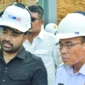Wakil Wali Kota Padang Maigus Nasir bersama Anggota DPR RI Zigo Rolanda meninjau lokasi pembangunan IPA SPAM Taban III di Kelurahan Balai Gadang, Rabu (5/8/2026). (Foto: Pemko Padang)