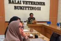 Pembahasan rencana pengusulan BV Bukittinggi sebagai WOAH Reference Laboratory for Rabies. (Foto: Ditjen PKH Kementan)