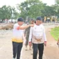 Gubernur Sumbar Mahyeldi Ansharullah meninjau kawasan GOR H. Agus Salim Padang, Minggu (16/8/2026). (Foto: ADPSB)