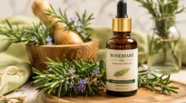 Ilustrasi Rosemary Oil. (Foto: AI Generate)