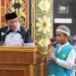 Wakil Wali Kota Padang, Maigus Nasir saat kegiatan Semarak Maulid Nabi Muhammad SAW 1448 H di Masjid As Sa'adah, Kelurahan Parak Gadang Timur, Minggu (2/8/2026). (Foto: Pemko Padang)