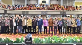 Pemko Padang menggelar Seminar Pendidikan di Auditorium UNP, Kamis (6/8/2026). (Foto: Pemko Padang)