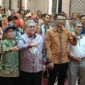 Ketua DPRD Sumbar Muhidi saat menyosialisasikan Perda Sumbar Nomor 5 Tahun 2020 tentang Ketenteraman, Ketertiban Umum dan Perlindungan Masyarakat, Sabtu (8/8/2026). (Foto: Ist)