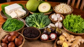 Ilustrasi superfood lokal Indonesia. (Foto: AI Generated)