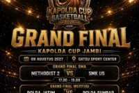 Tim Basket Bhayangkara Polda Sumbar melaju ke final turnamen nasional setelah mengalahkan Polda Bali dengan skor 79-76. (Foto: Polda Sumbar)
