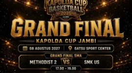 Tim Basket Bhayangkara Polda Sumbar melaju ke final turnamen nasional setelah mengalahkan Polda Bali dengan skor 79-76. (Foto: Polda Sumbar)