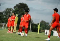 Timnas Indonesia U-20 siap tempur menghadapi Malaysia U-20 di pertandingan perdana Grup H Kualifikasi Piala Asia U-20 2027 di Lao National Stadium KM16, Senin (31/8/2026) pukul 16.00 WIB. (Foto: PSSI)