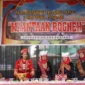 Tradisi Mauluan Bogheh di Kanagarian Aua Kuniang yang berlangsung di halaman Balai Adat Nagari Aua Kuniang, Minggu (2/8/2026). (Foto: MC Payakumbuh)