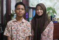 Veodri Ugraha Marvi dan Cinta Early. (Foto: Pemko Padang)