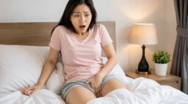 Ilustrasi wanita mimpi basah. (Foto: AI Generated)
