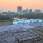 Lebih dari 100 ribu jemaah menghadiri Zikir dan Doa Kebangsaan di Monas, Jakarta, Sabtu (1/8/2026). (Foto: Ist/Kemenag)