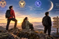 Ilustrasi 3 zodiak ini diprediksi makin berdaya pada 21 September 2026. (Foto: AI Generated)
