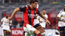 AC Milan menang 3-0 atas Lecce pada pekan kelima Serie A 2026/2027. (Foto: IG @acmilan)