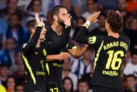 Pemain Atletico Madrid merayakan gol ke gawang Real Sociedad di Reale Arena, Senin (14/9/2026) dinihari WIB. (Foto: IG @atleticodemadrid)