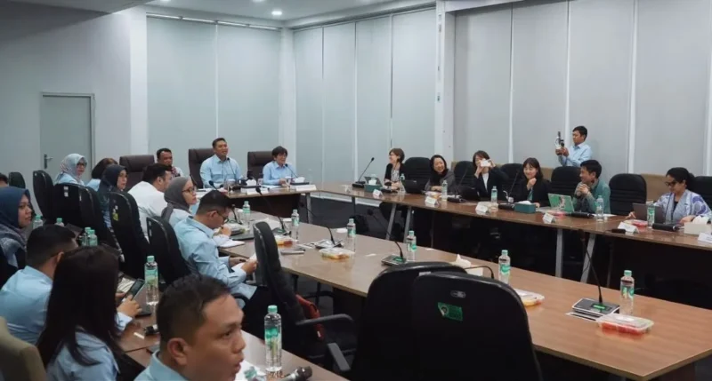 Kepala BGN Sudaryono melakukan audiensi dengan JICA Indonesia, Rabu (23/9). (Foto: Biro Hukum dan Humas BGN)
