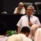 Ketua DPRD Sumbar Muhidi saat menghadiri Bimtek Peningkatan Kompetensi Guru PPPK 2026 bagi guru PPPK jenjang SMA, SMK, dan SLB, Rabu (16/9/2026). (Foto: Ist)