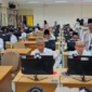 Para calon petugas haji mengikuti CAT PPIH 2027 secara serentak di 35 titik kantor BKN dan unit pelaksana teknis BKN di berbagai daerah. (Foto: Kemenhaj)