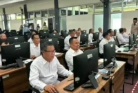 Calon PPIH Non-Nakes mengikuti CAT Gelombang I pada Sabtu (5/9/2026). (Foto: Kemenhaj)