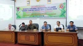 Pemko bersama LPPM UNES memulai Coaching Verifikasi Lapangan Padang Rancak Award (PRA) Sesi II Tahun 2026 di Ruang Sidang Rektorat Lantai I, Sabtu (5/9/2026). (Foto: Tim PRA)