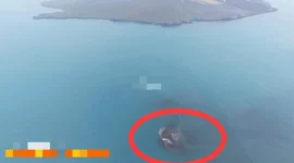 Daratan baru Gunung Anak Krakatau. (Foto: Ist)