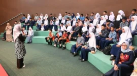 DP3AP2KB Kota Padang menggelar Diseminasi Pencegahan Kekerasan dan Pencegahan Perkawinan Usia Anak bagi Duta Anak Anti Kekerasan di Gedung Mini Teater Lantai 2 Youth Center, Rabu (30/9/2026). (Foto: Pemko Padang)