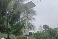 BPBD Padang menguji EWS gempa, tsunami dan banjir setiap tanggal 26. (Foto: BPBD Padang)