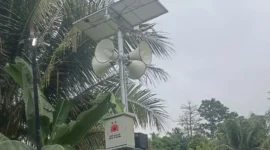 BPBD Padang menguji EWS gempa, tsunami dan banjir setiap tanggal 26. (Foto: BPBD Padang)