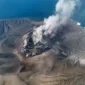 Gunung Anak Krakatau mengalami erupsi. (Foto: Kementerian ESDM