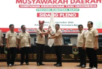 Wakil Ketua DPRD Sumbar Evi Yandri memimpin HKTI Sumbar 2026–2031. (Foto: Ist)