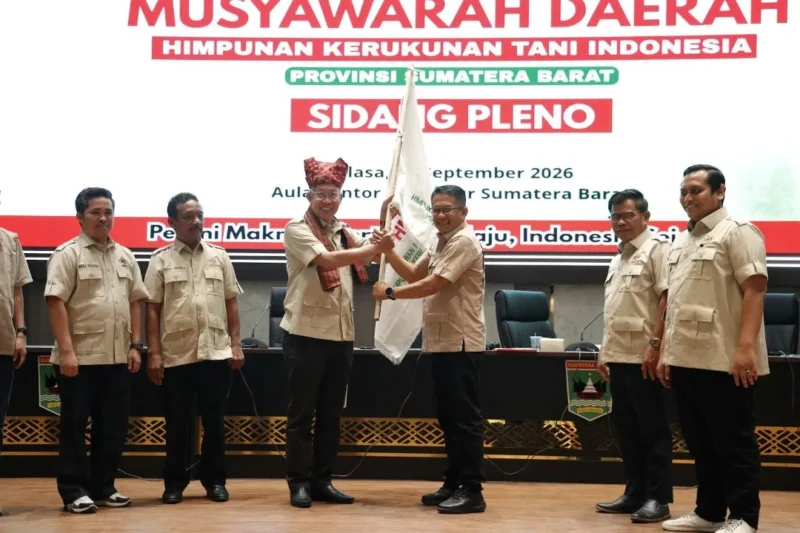 Wakil Ketua DPRD Sumbar Evi Yandri memimpin HKTI Sumbar 2026–2031. (Foto: Ist)