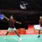 Ganda putra Indonesia Fajar Alfian/Muhammad Shohibul Fikri meraih medali perunggu Asian Games Aichi-Nagoya 2026 setelah kalah dari wakil China, Liang Weikeng/Wang Chang di babak semifinal. (Foto: Dok. NOC/NMA)
