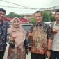 Kepala Dinas Pertanahan Kota Padang Desmon Danus, Camat Lubuk Kilangan Nurul Widya Siska Usman, serta Lurah Indarung Hamdi Yudistira. (Foto: Pemko Padang)