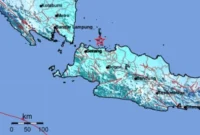 Gempa M 5,9 mengguncang Kepulauan Seribu, Sabtu (12/9/2026) pagi. (Foto: BMKG)