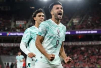 Goncalo Ramos melakukan selebrasi usai mencetak gol ke gawang Norwegia. (Foto: IG @uefaeuro)